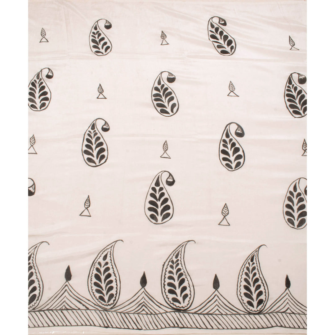 Batik Printed Soft Silk Saree 10055757