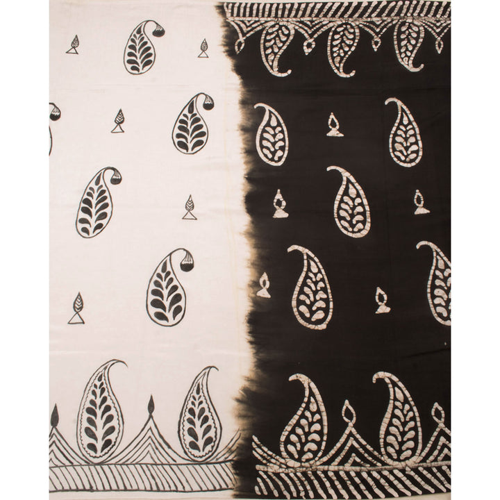 Batik Printed Soft Silk Saree 10055757