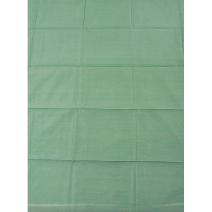 Printed Chanderi Silk Cotton 2 pc Salwar Suit Material 10054790