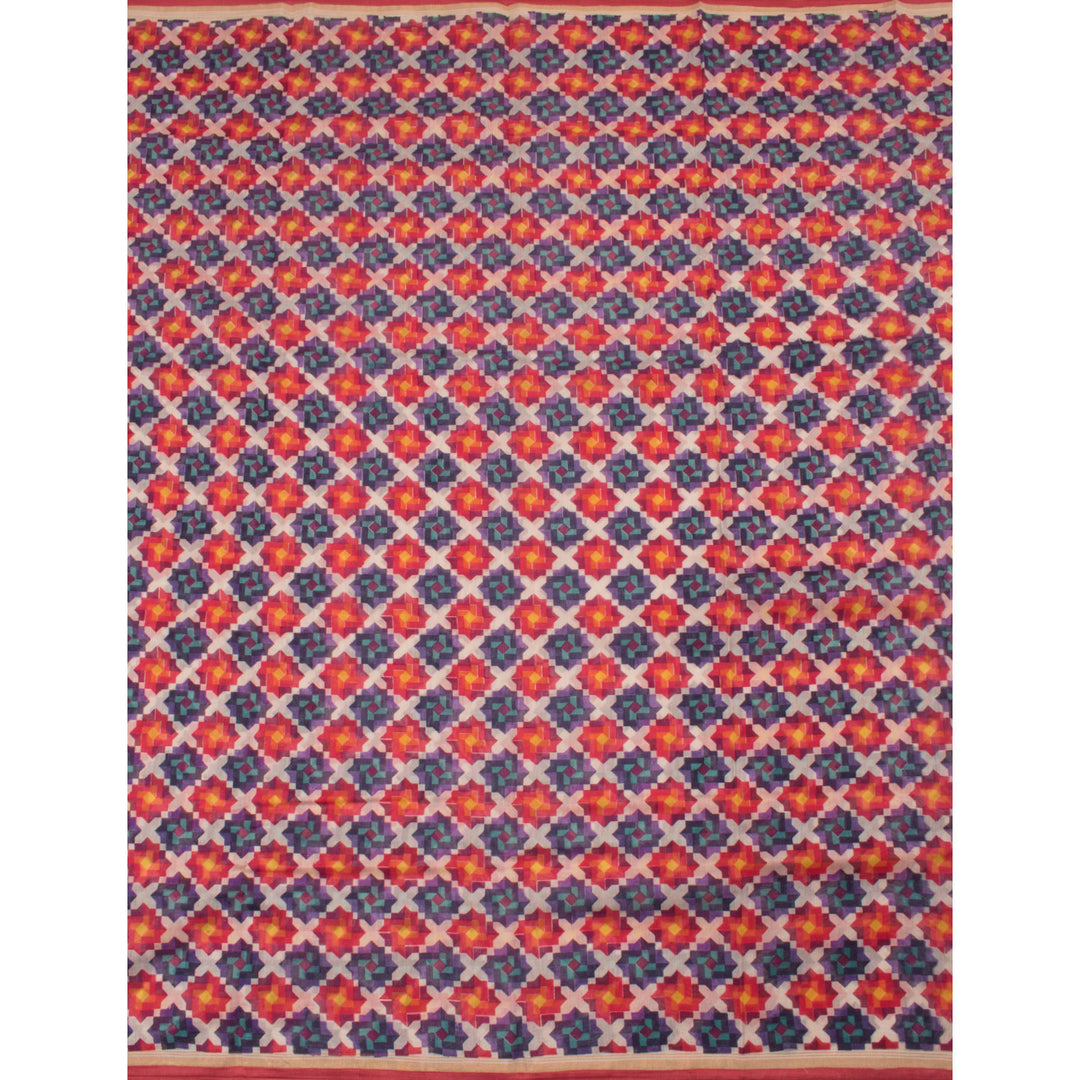 Printed Handloom Chanderi Silk Cotton Saree 10054808