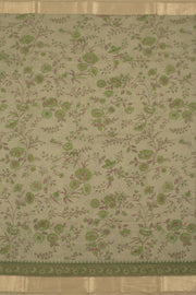 Hand Block Printed Silk Cotton Saree 10059297