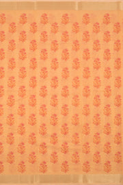 Hand Block Printed Silk Cotton Saree 10059302