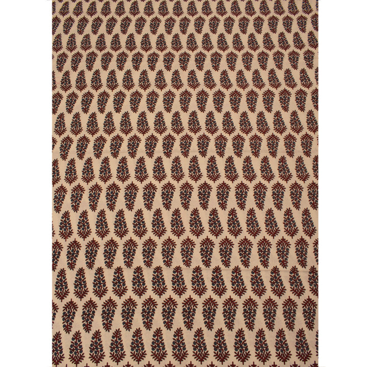Ajrakh Printed Cotton Salwar Suit Material 10055034