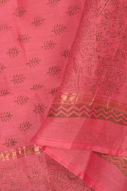 Hand Block Printed Chanderi Silk Cotton Dupatta 10058201