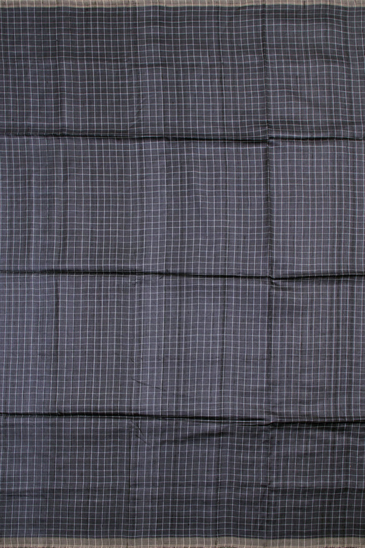 Black Handloom Odisha Tussar Silk Saree 10060290
