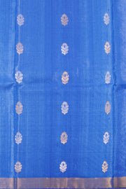 Azure Blue Chhattisgarh Tussar Silk Saree 10059704