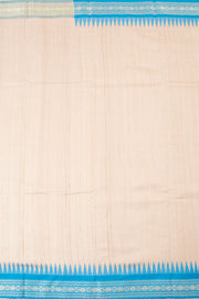Beige Chhattisgarh Tussar Silk Saree 10059707