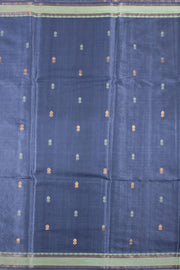 Midnight Blue Chhattisgarh Tussar Silk Saree 10059718