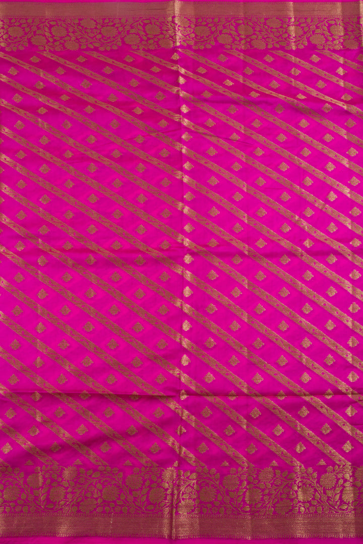 Pink Handloom Banarasi Summer Silk Saree 10061310