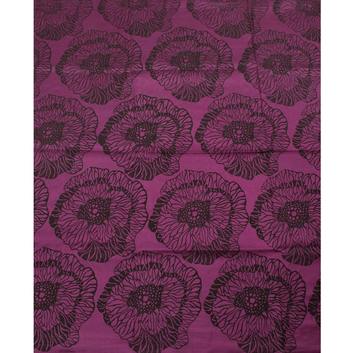 Dabu Printed Natural Dye Mulberry Silk Saree 10054465
