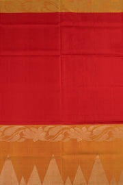 Chilli Red Handloom Kanjivaram Soft Silk Saree 10058395