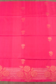 Punch Pink Handloom Kanjivaram Soft Silk Saree 10059466