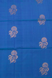 Admiral Blue Handloom Kanjivaram Soft Silk Saree 10059469
