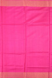 Candy Pink Handloom Tussar Silk Saree 10059491