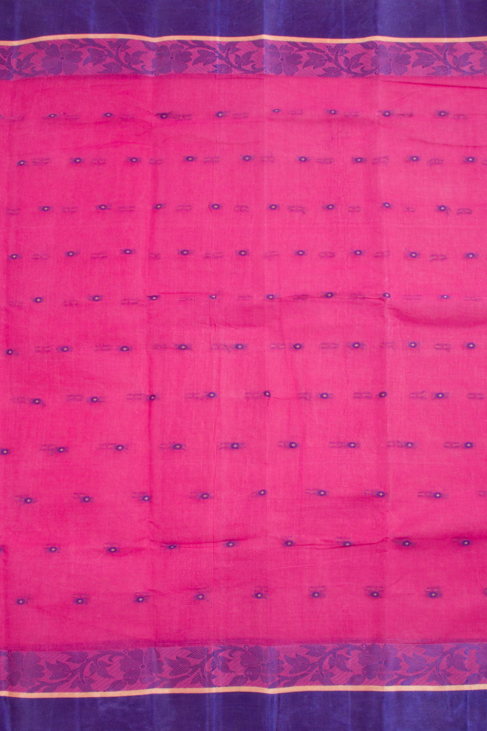 Pink Bengal Tant Cotton Saree 10058872