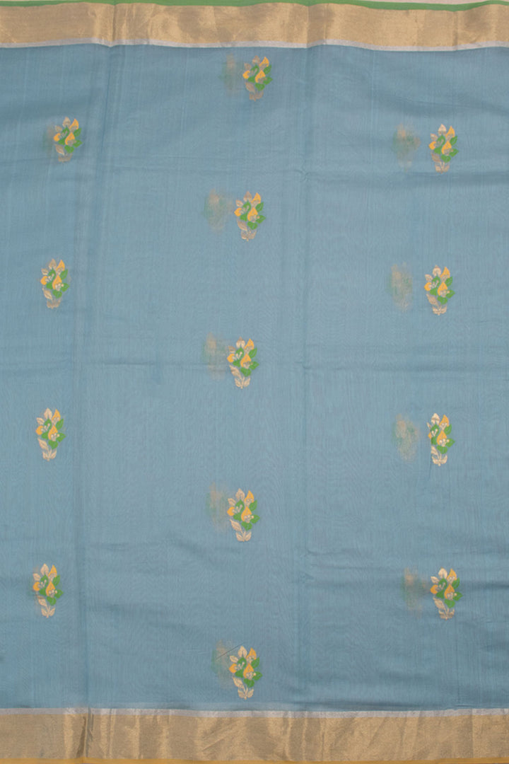 Handloom Chanderi Silk Cotton Saree 10058932