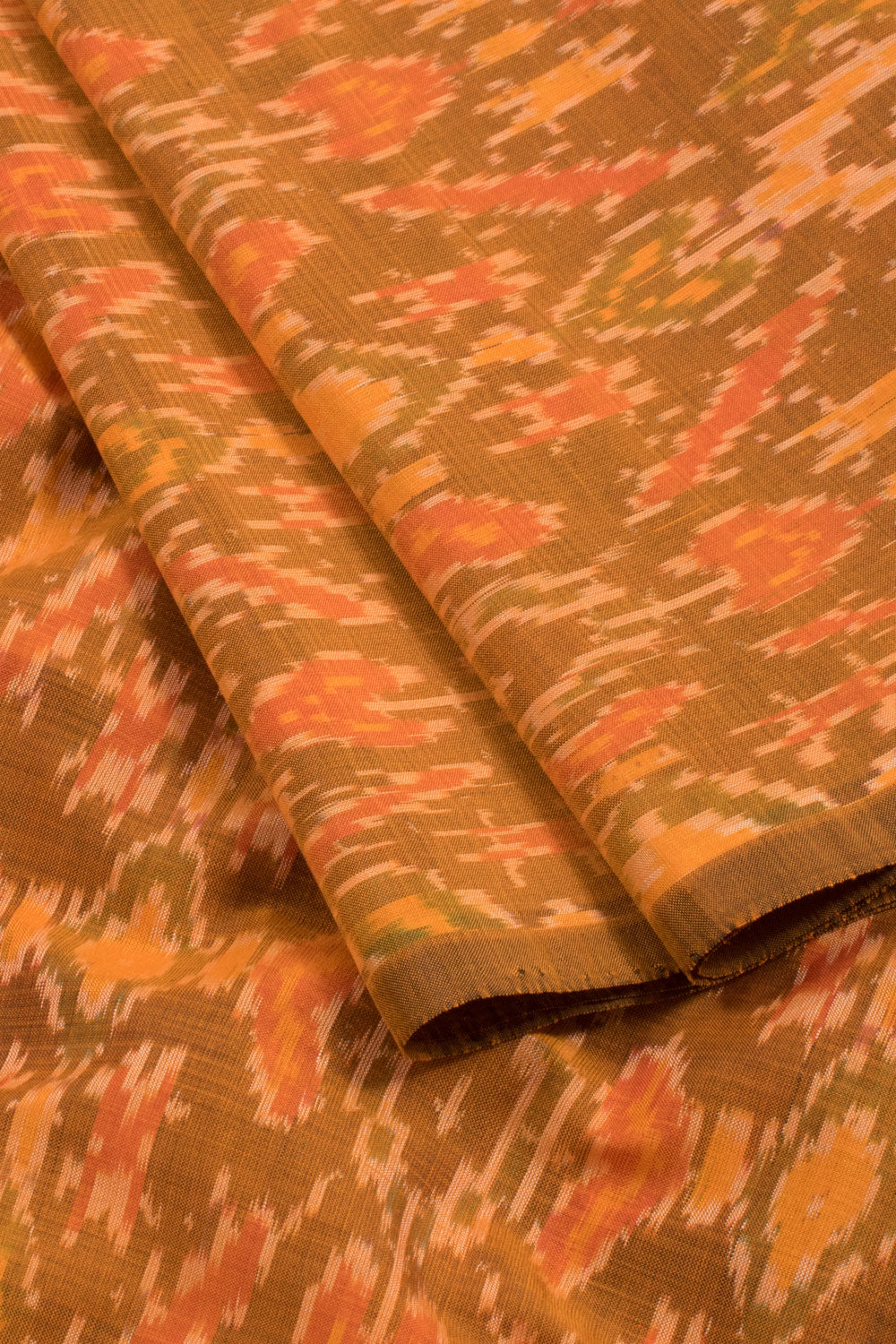 Handloom Ikat Silk Cotton Kurta Material 10058582