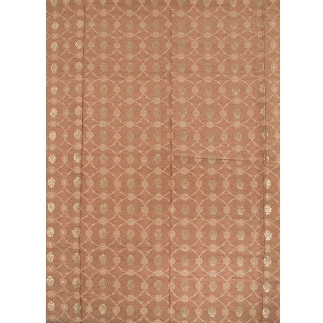 Handwoven Banarasi Muga Silk Salwar Suit Material 10056205
