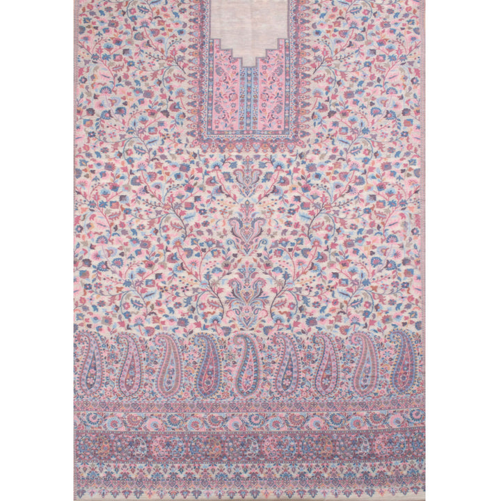 Handwoven Banarasi Muga Silk Jamawar Salwar Suit Material 10056206