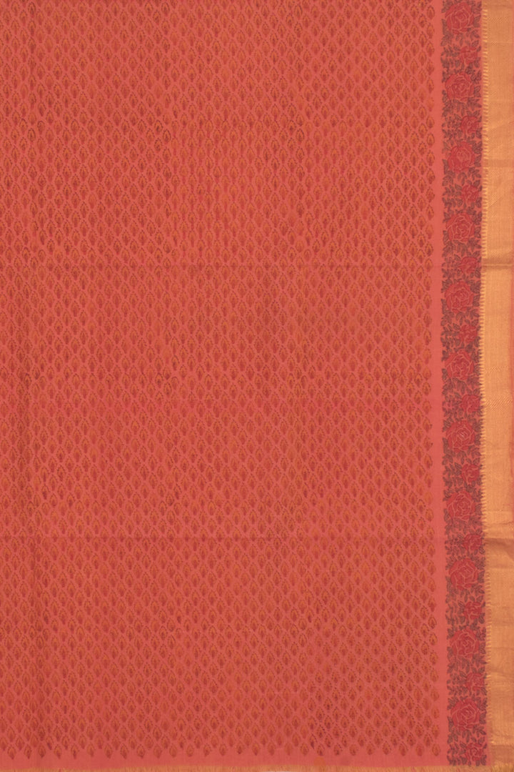 Hand Block Printed Mangalgiri Cotton Salwar Suit Material 10058788