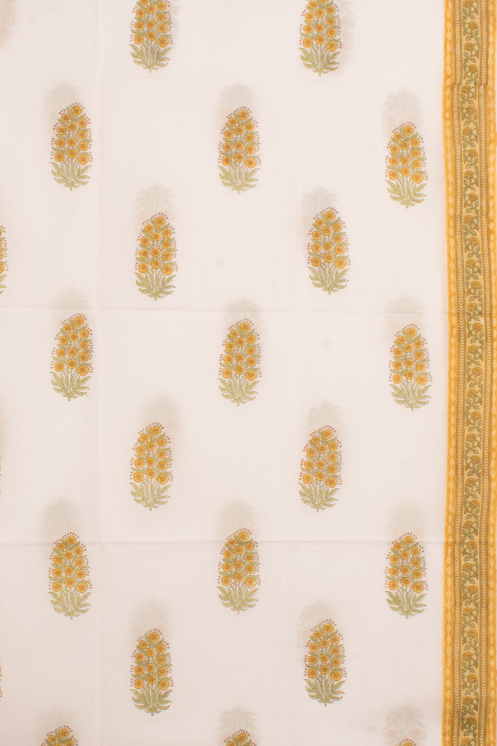 Hand Block Printed Cotton 3-Piece Salwar Suit Material 10058803