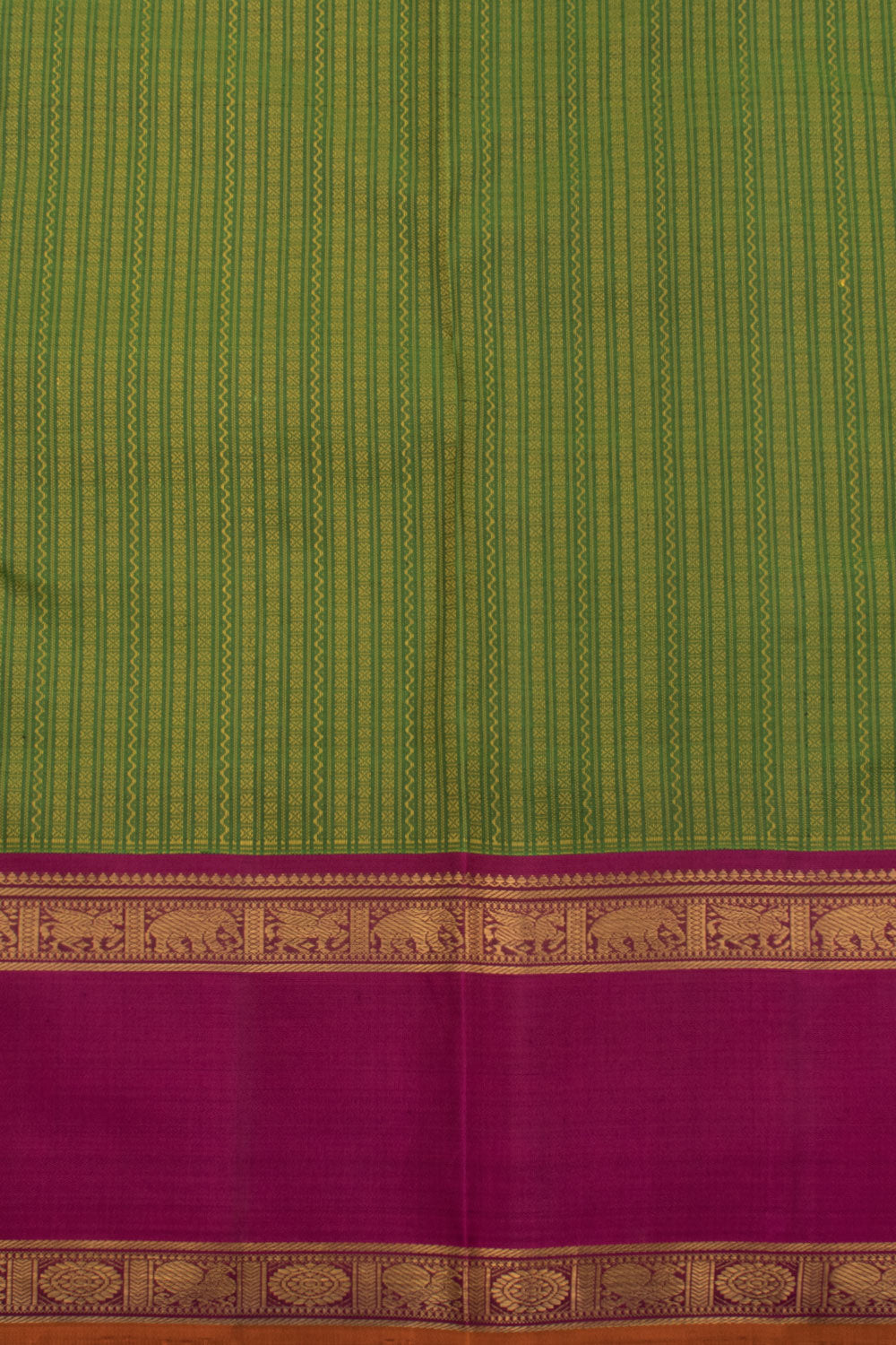 Pure Zari Threadwork Jacquard Kanjivaram Silk Saree 10058776