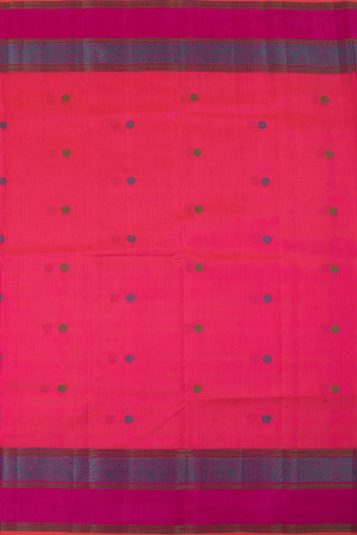 Handloom Pure Silk Threadwork Kanjivaram Saree 10058239