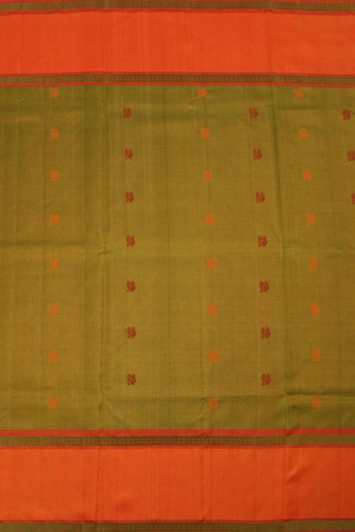 Handloom Pure Silk Threadwork Kanjivaram Saree 10058241