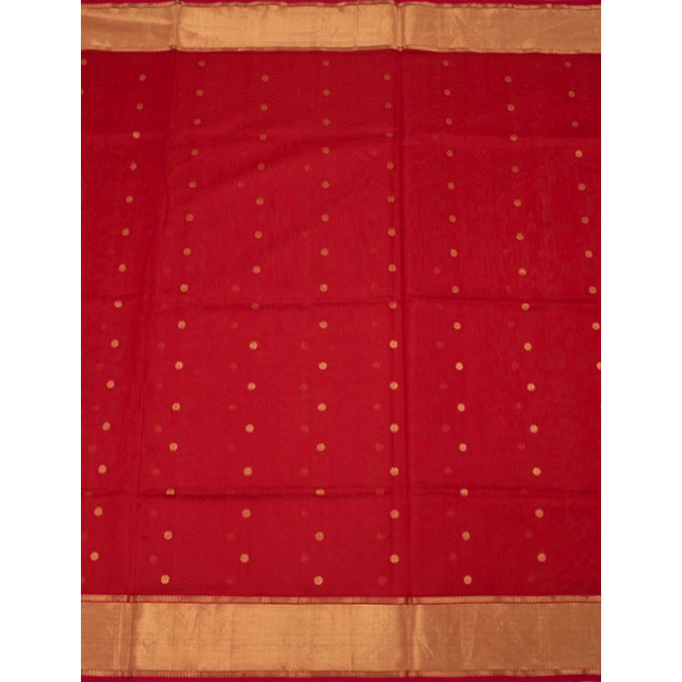 Handloom Chanderi Silk Cotton Saree 10052173