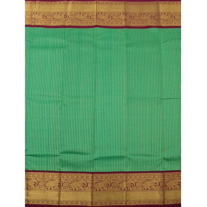 Kanjivaram Pure Zari Korvai Silk Saree 10053735