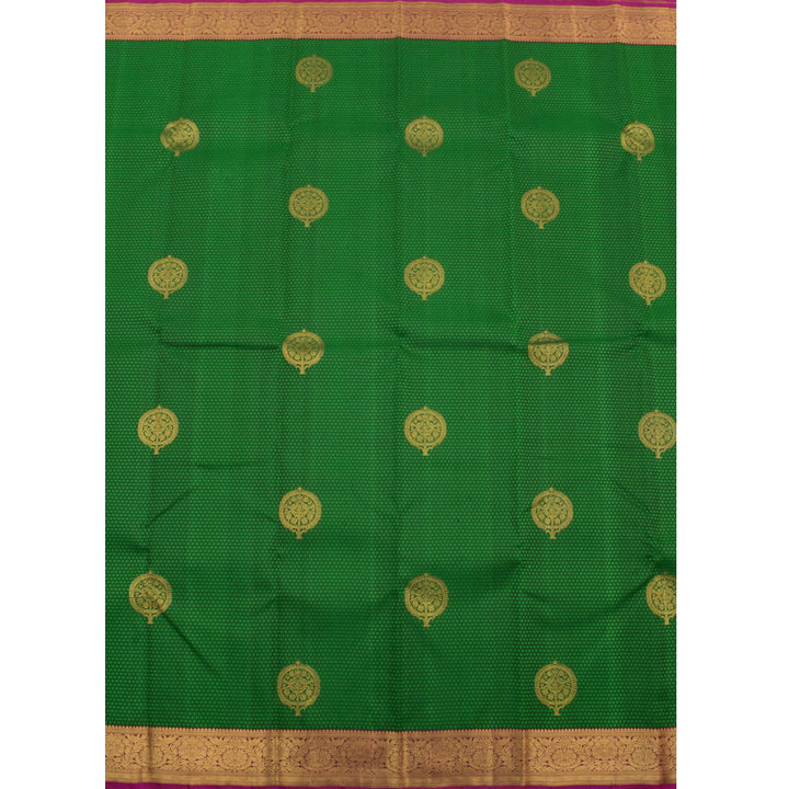 Handloom Pure Zari Bridal Jacquard Kanjivaram Silk Saree 10056093