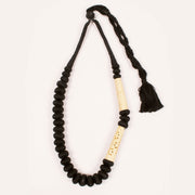 Handcrafted Necklace WIth Carved Beads 10054937