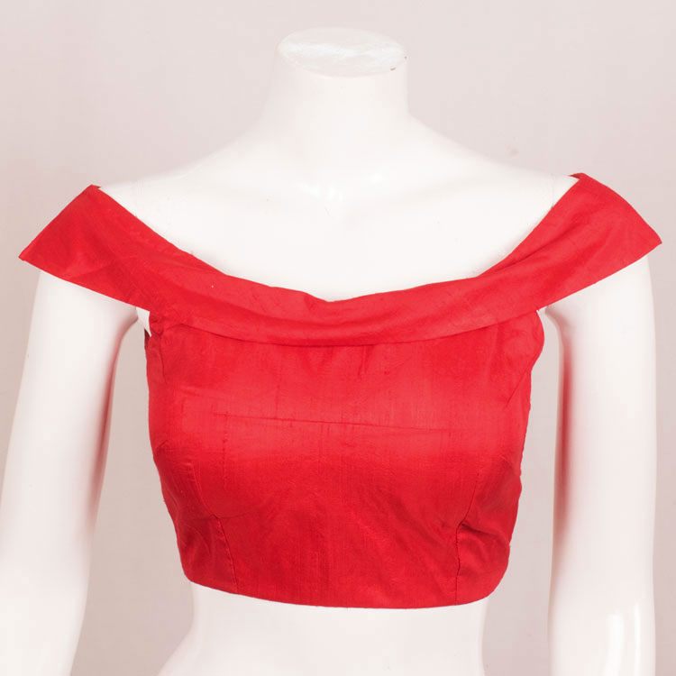 Handcrafted Raw Silk Blouse 10051142