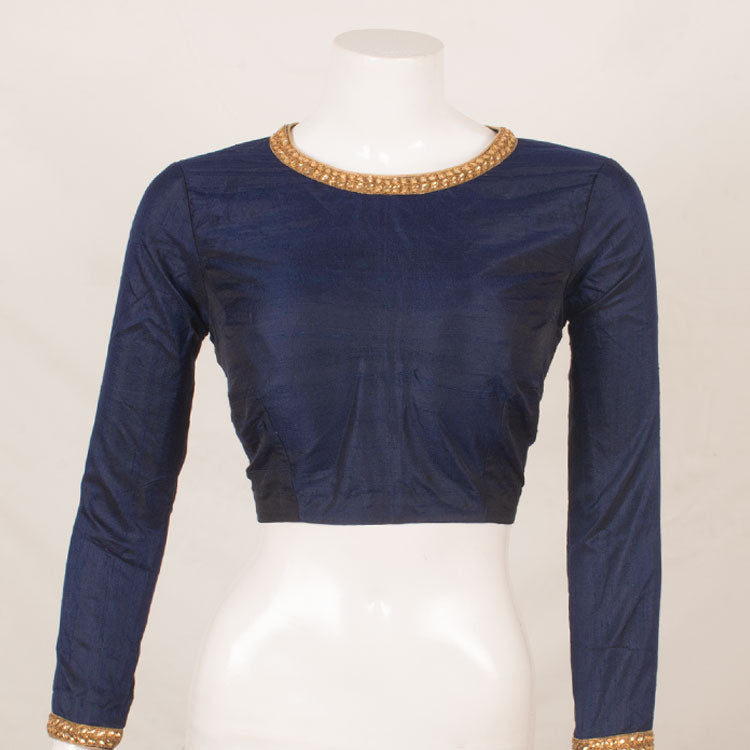 Handcrafted Raw Silk Blouse 10053460