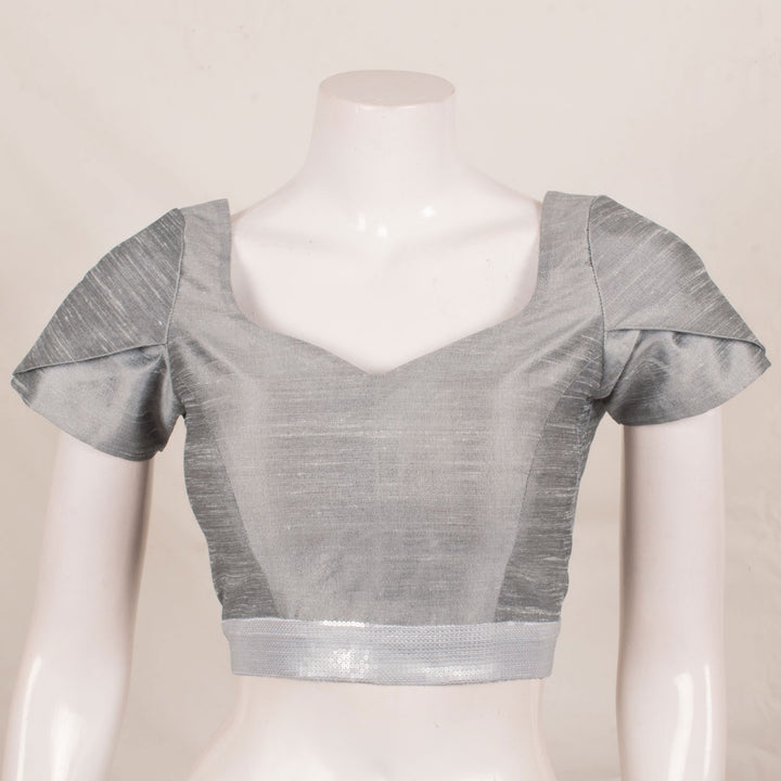 Handcrafted Raw Silk Blouse 10056336