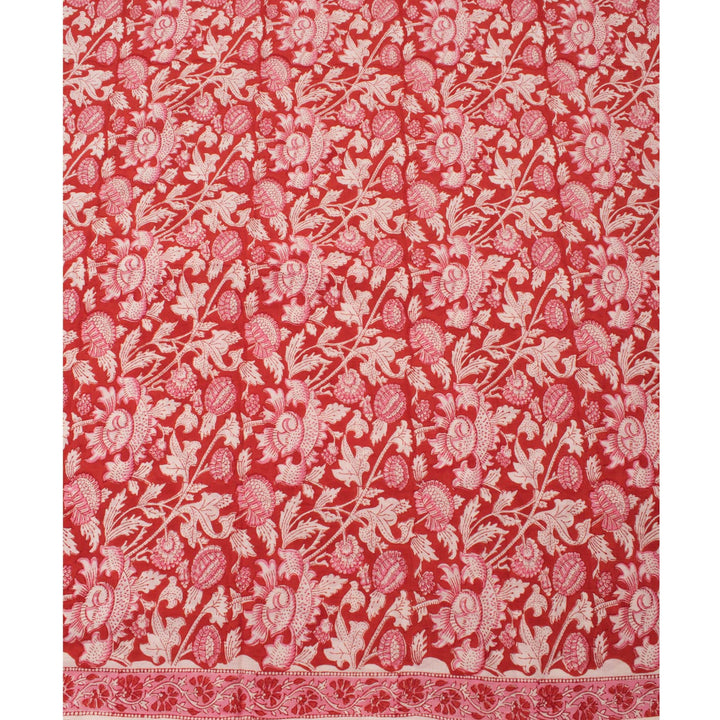 Sanganeri Hand Block Printed Cotton Salwar Suit Material 10056597
