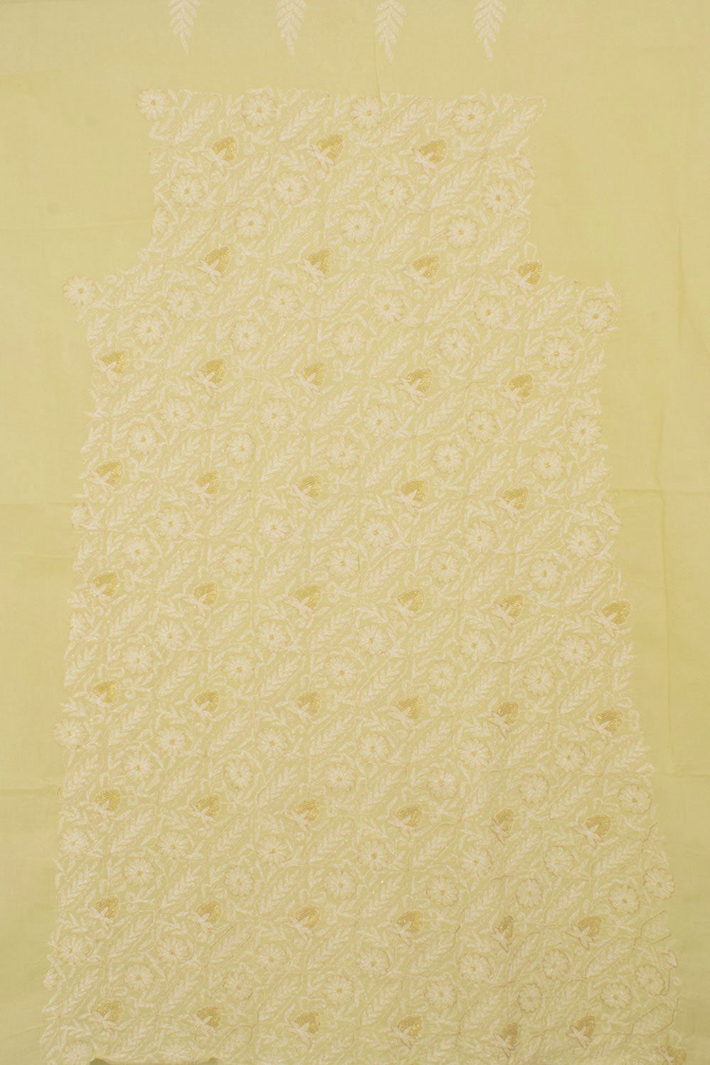 Chikankari Embroidered Cotton Salwar Suit Material 10057962