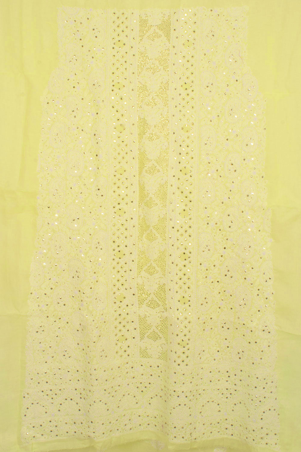Chikankari Embroidered Cotton Salwar Suit Material 10057965