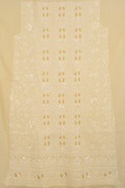 Chikankari Embroidered Cotton Salwar Suit Material 10057968