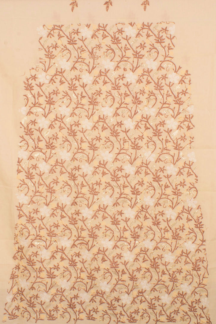 Chikankari Embroidered Cotton Salwar Suit Material 10057975