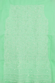 Chikankari Embroidered Cotton Salwar Suit Material 10057981