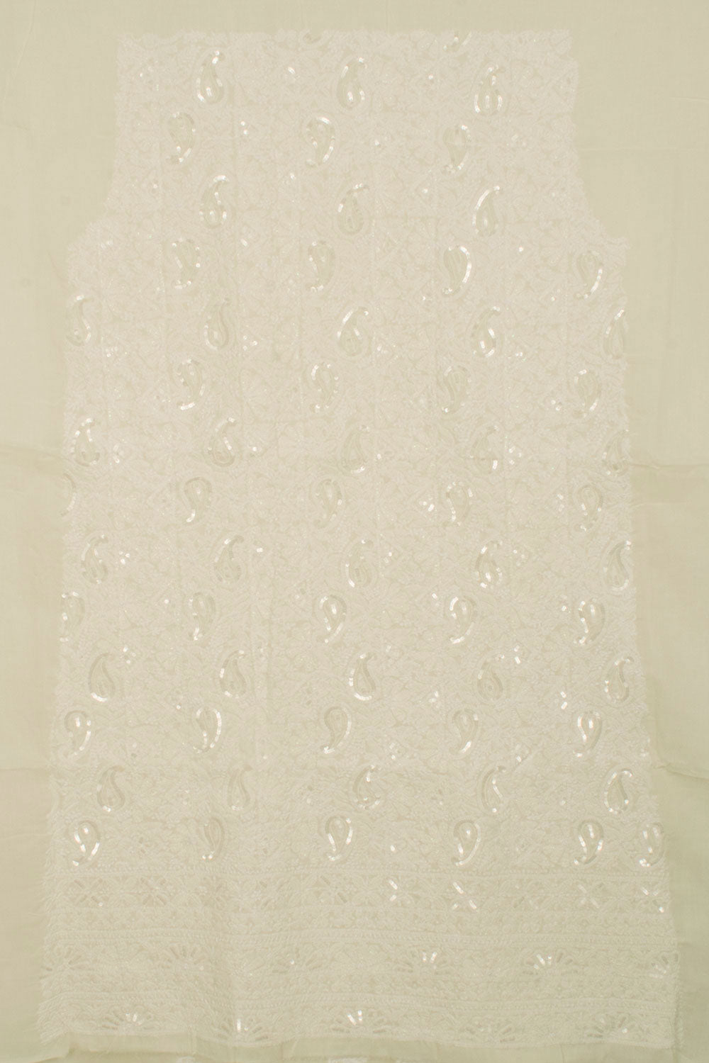 Chikankari Embroidered Cotton Salwar Suit Material 10057984