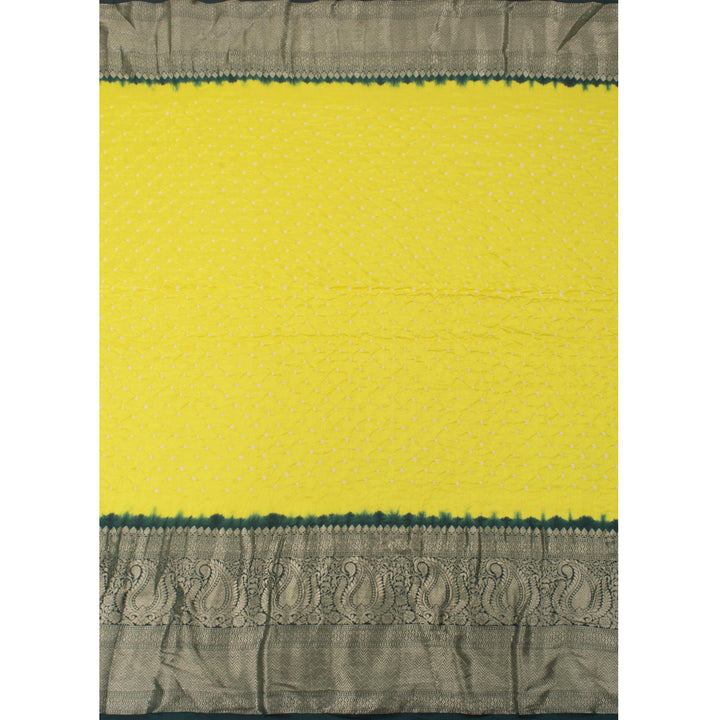 Kanjivaram Pure Silk Bandhani Saree 10057382