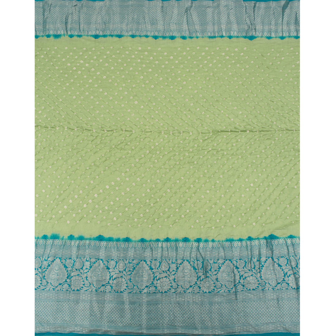 Kanjivaram Pure Silk Bandhani Saree 10057386