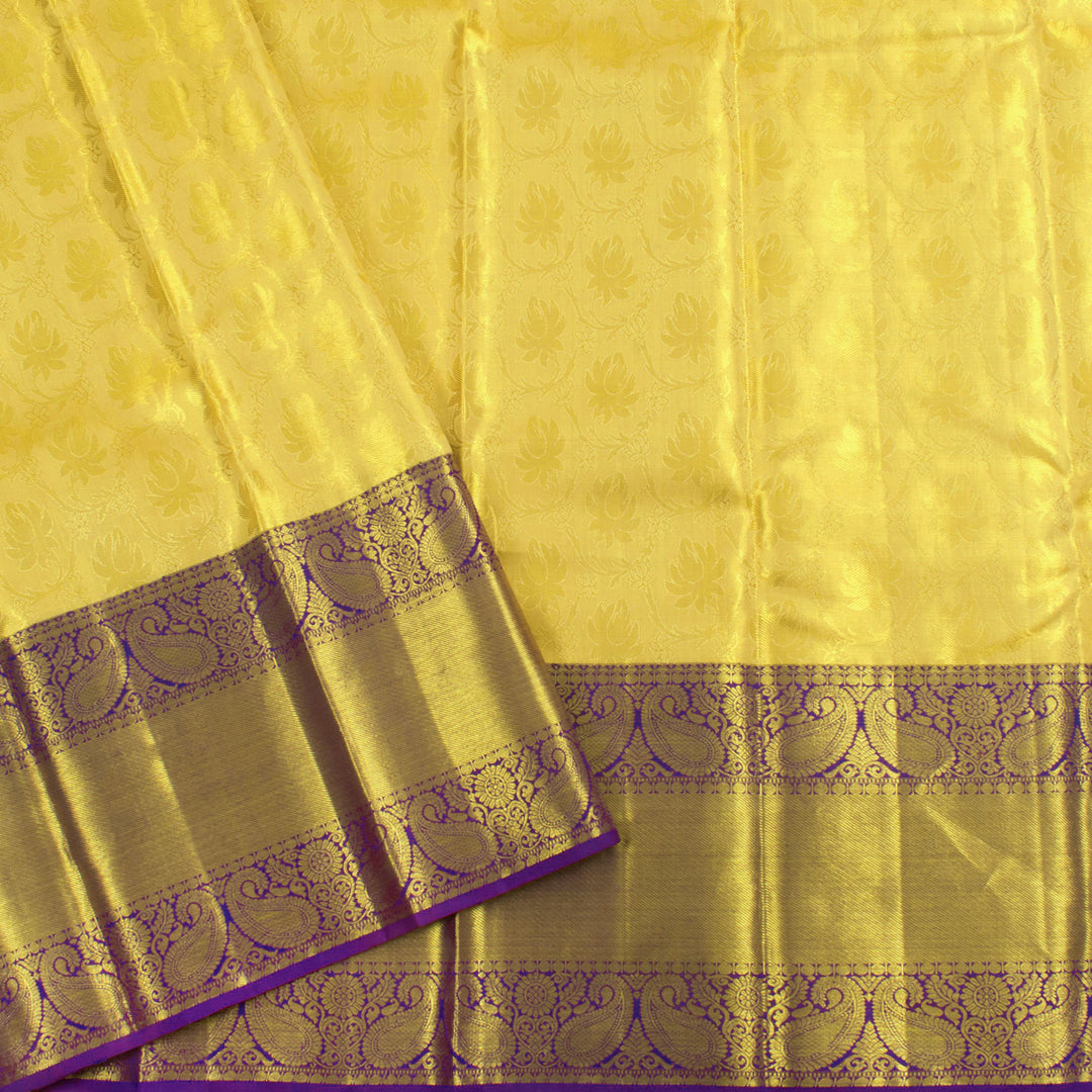 Pure Tissue Silk Korvai Kanjivaram Saree 10056609