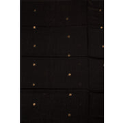 Black Handloom Bengal Jamdani Matka Silk Saree 10056362