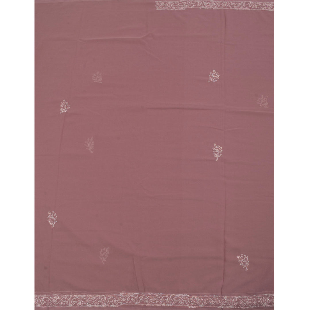 Chikankari Embroidered Georgette Saree 10056514