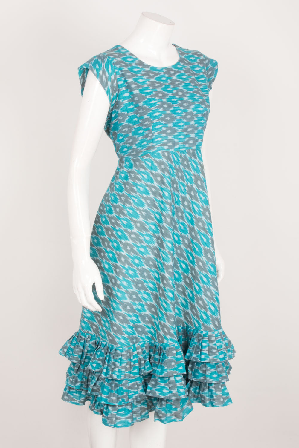 Handloom Ikat Cotton Dress 10060386