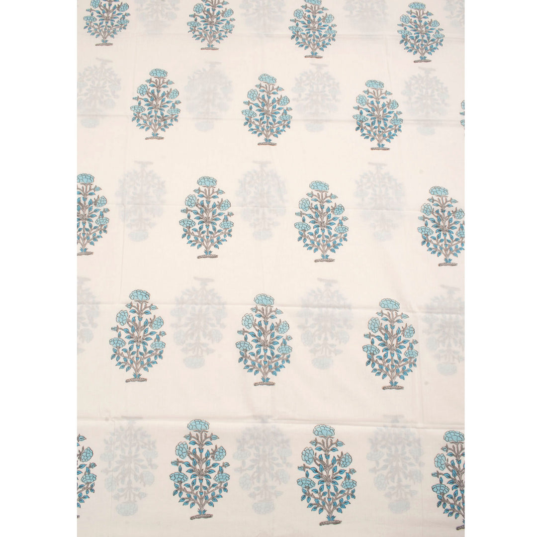 Hand Block Printed Cotton Salwar Suit Material 10056173
