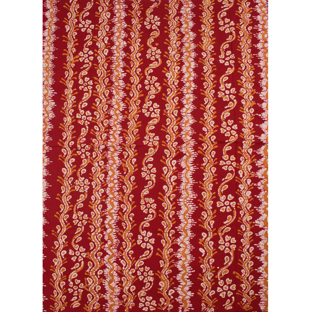 Batik Printed Cotton Salwar Suit Material 10056386